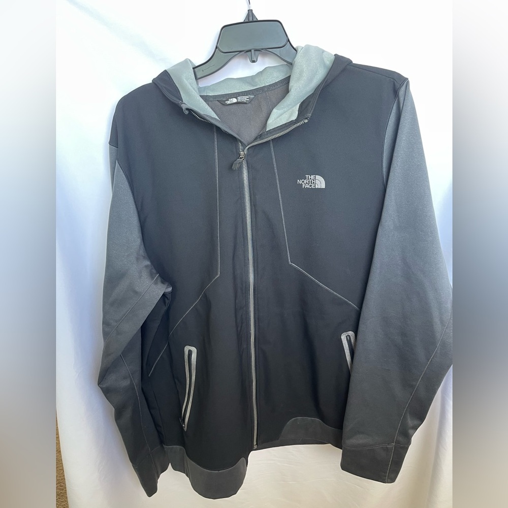 The North Face Men's Kilowatt Varsity Jacket Gray Black Mid Weight Size XXL